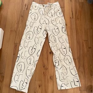 Patterned Jeans